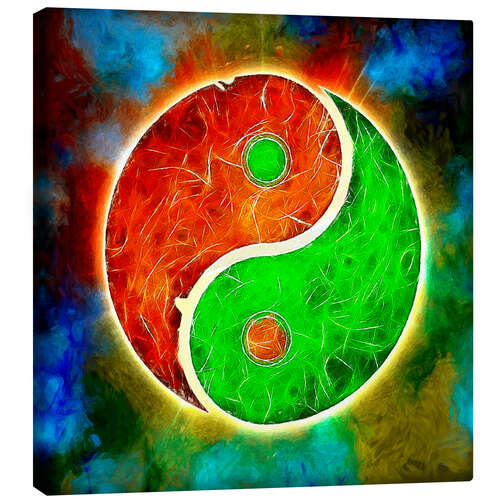 Leinwandbild Yin Yang - Fusion