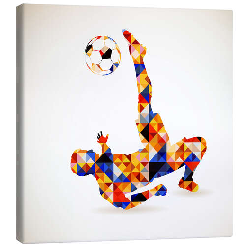 Canvas print Soccer Concept