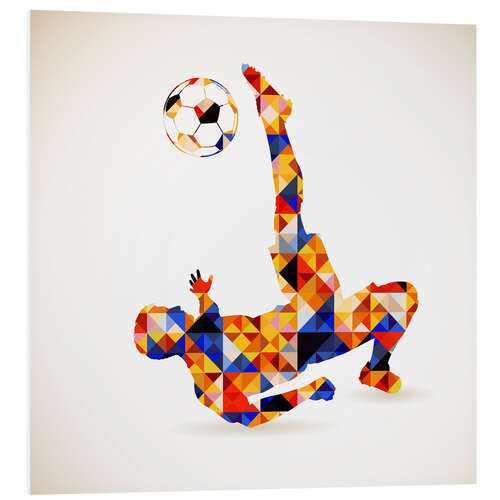 Foam board print Soccer Concept