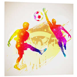 Foam board print Soccer Players IV