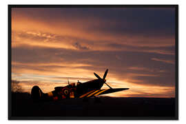 Gerahmter Kunstdruck Spitfire Rest Easy