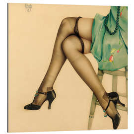 Magnettafel Schwarze Strümpfe