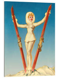 Gallery print Ski Troops Girl