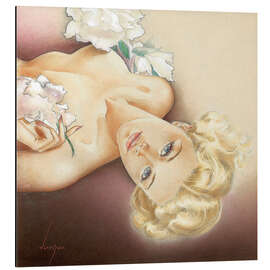 Magnettafel Glamour Pin Up
