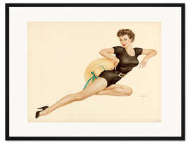 Gerahmter Kunstdruck Vargas Mädchen