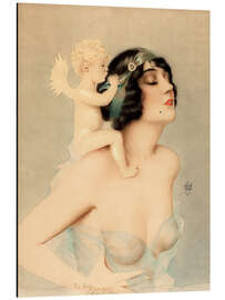 Magnettafel Mädchen mit Engel