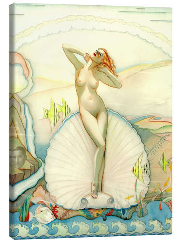 Canvas print Venus in a Half Shell