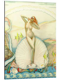 Magnettafel Venus in einer Halbmuschel