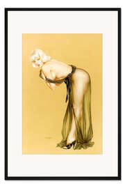 Gerahmter Kunstdruck Vargas Pin-Up-Mädchen, September 1962
