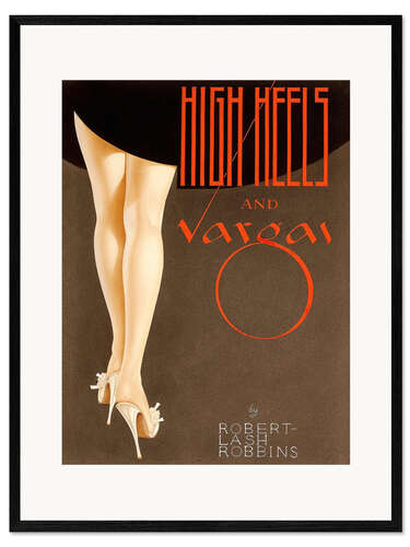 Innrammet kunsttrykk High Heels