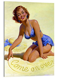 Gallery print Come On Over pinup