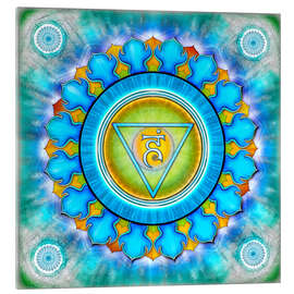 Acrylglasbild Vishuddha Chakra - Serie III