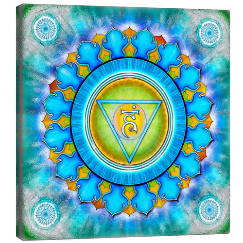 Canvas print Vishuddha Chakra - Series III