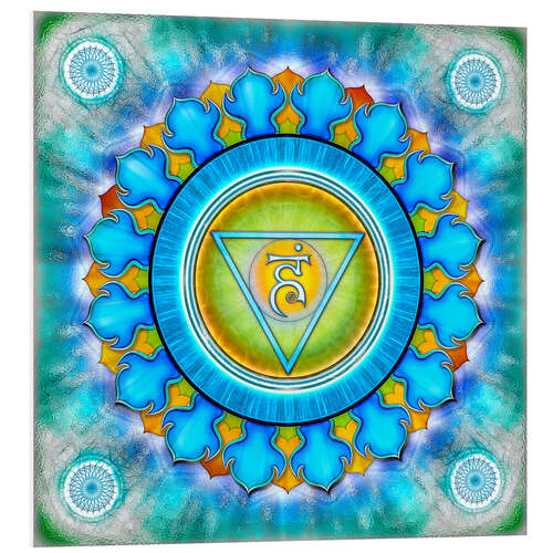 Foam board print Vishuddha Chakra - Series III