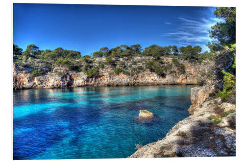 Hartschaumbild Mallorca - Cala Pi