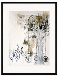 Gerahmter Kunstdruck tree-stop