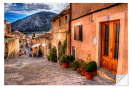 Sticker mural Majorca - view over Pollenca