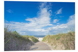 Foam board print Ostsee Strand