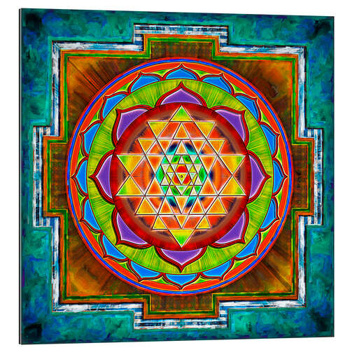 Galleritryck Intuition Sri Yantra - Artwork II