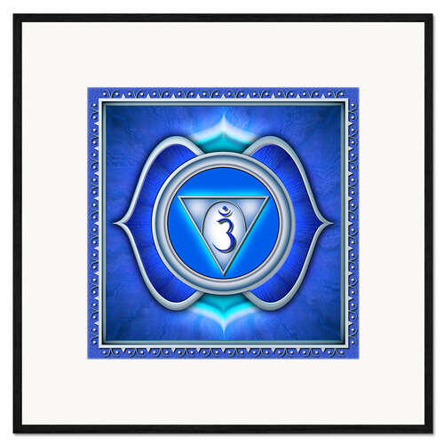 Ingelijste kunstdruk Ajna Chakra - Series II