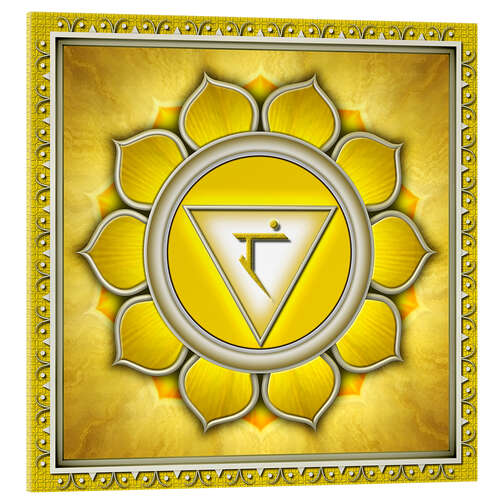 Akryylilasitaulu Manipura Chakra - Series II