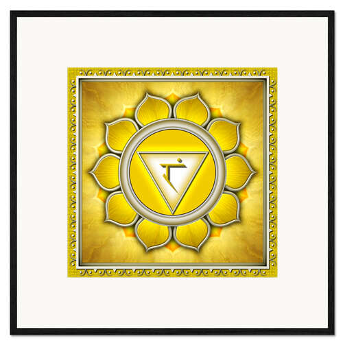 Kehystetty taidepainatus Manipura Chakra - Series II