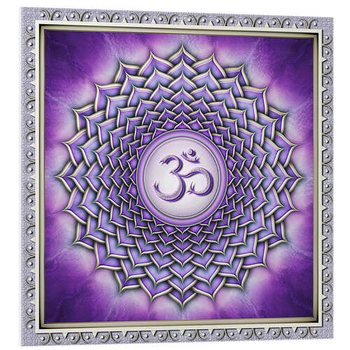 Foam board print Sahasrara Chakra - Series II