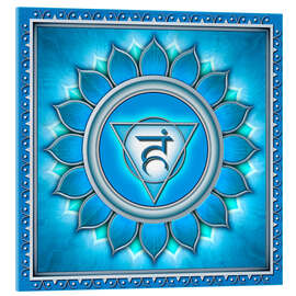 Acrylglasbild Vishuddha Chakra - Serie II