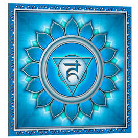 Aluminium print Vishuddha Chakra - Series II