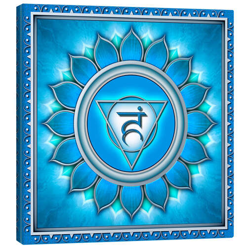 Canvas print Vishuddha Chakra - Series II