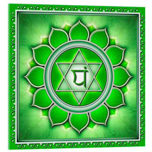 Acrylic print Anahata Chakra - Series II