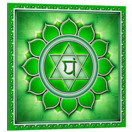 Aluminium print Anahata Chakra - Series II