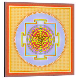 Tableau en aluminium Shri yantra III