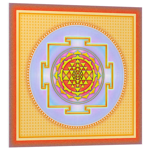 Foam board print Sri Yantra - Artwork III