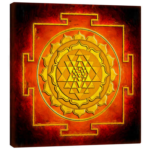 Canvas print Sri yantra - warmth