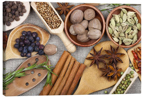 Canvas print Spices in the kitchen