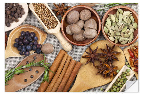 Wall sticker Spices in the kitchen