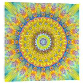 Acrylic print Mandala Sun 2