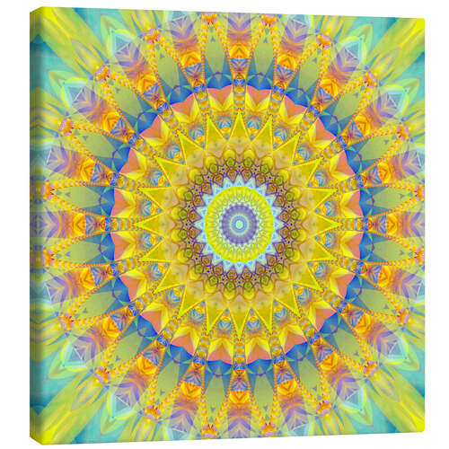 Canvas print Mandala Sun 2