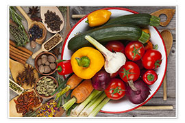 Obra artística Vegetables, Herbs and Spices IV - Thomas Klee