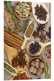 Foam board print Spices and Herbs II