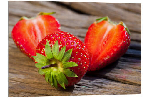 Gallery print Ripe strawberries