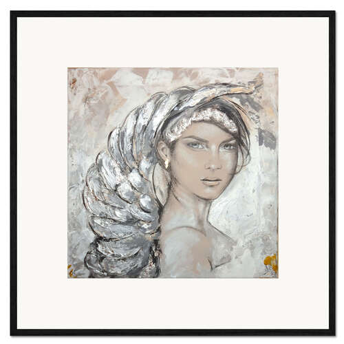 Kunsttryk i ramme Angel