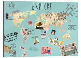 Gallery print Travel Map