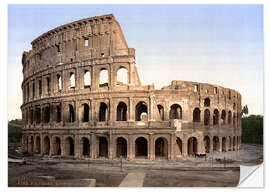 Selvklebende plakat Colosseum vintage