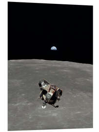 Quadro em PVC Apollo 11, superfície da Lua