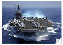 Vinilo para la pared Aircraft carrier USS CARL VINSON in the Indian Ocean