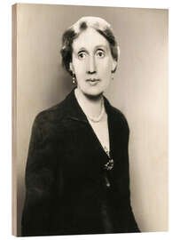 Holzbild Virginia Woolf (1882-1941)