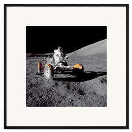 Kehystetty taidepainatus Astronaut Eugene A. Cernan