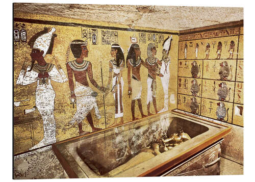 Aluminium print Grave of Tutankhamun in the Valley of the Kings